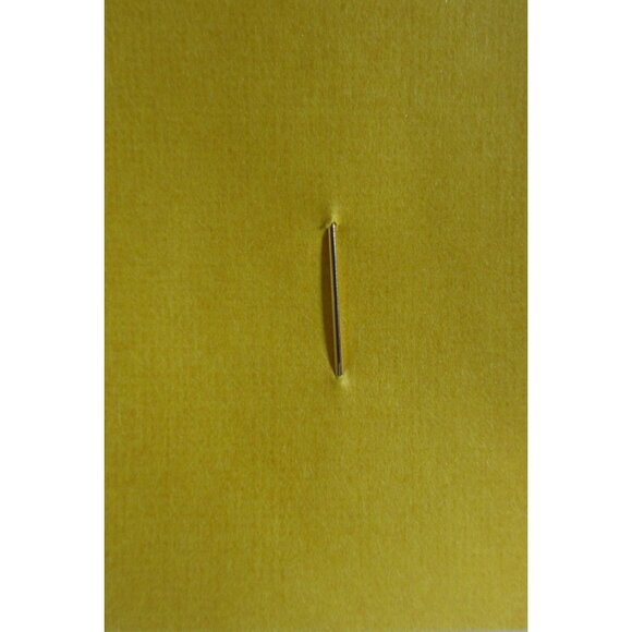 Vintage Red Heart Holly Script Merry Xmas Gold Tone Lapel/Hat Pin .75" x 2.5" - Picture 6 of 7